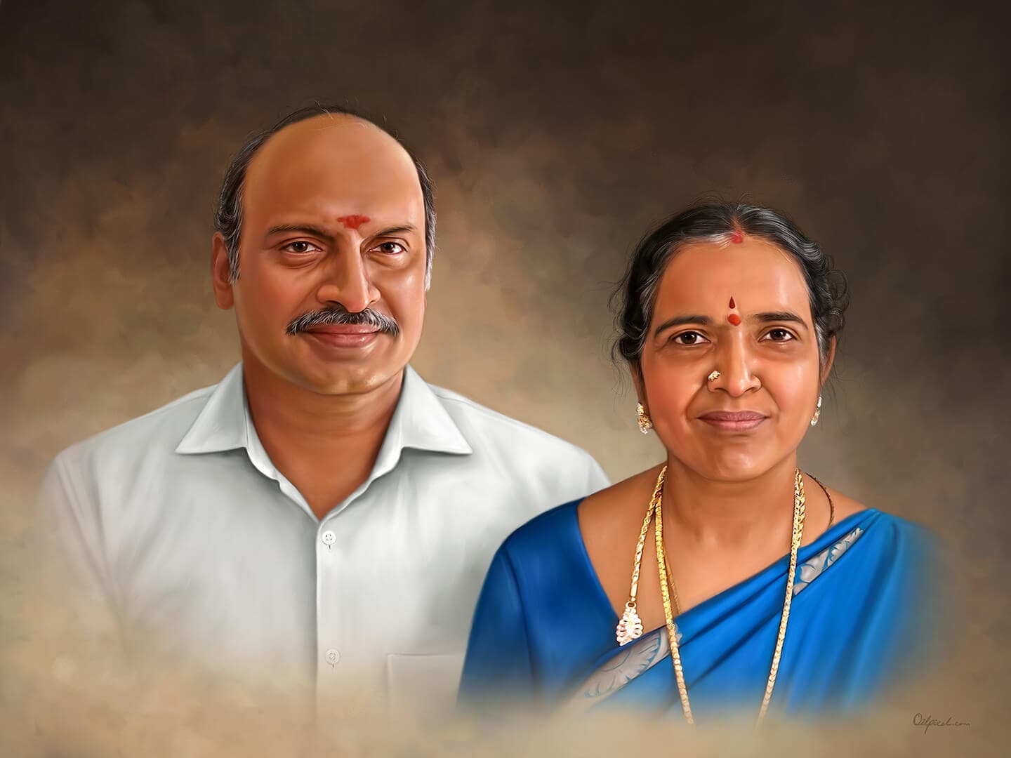 Couple Digital Painting by Oilpixel