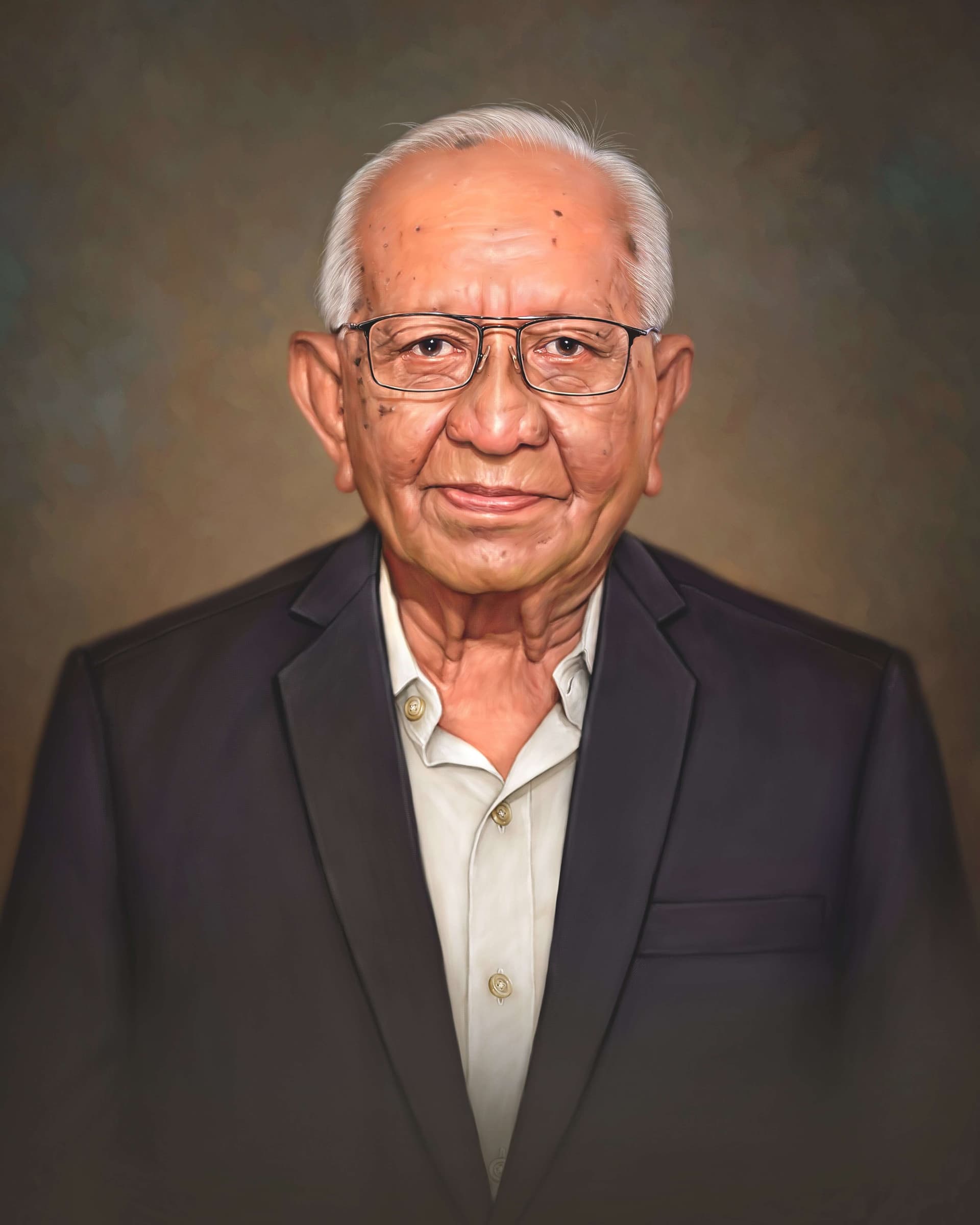 Self Digital Portrait Painting of Ankit Patel by Oilpixel