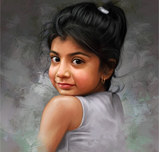 Digital Portrait Painting | Digital Oil Painting | Oilpixel