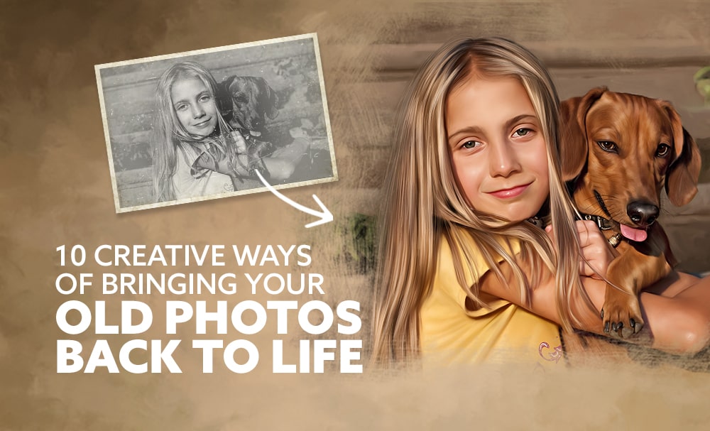 10 creative ways of bringing your old photos back to life