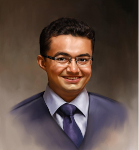 sel portrait painting